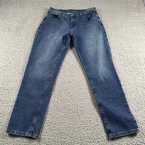 Mott & Bow Women's‎ Boyfriend Jeans Blue Wash Size 29x28 Stretch
